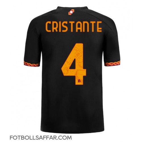 AS Roma Bryan Cristante #4 Tredjeställ 2023-24 Kortärmad